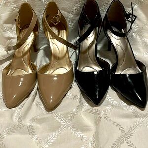 Bandolino Ginata D'Orsay Pointed Toe Pumps both size  9.5. Two pair for $35!